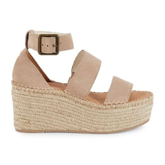 Soludos Palma Suede Sandal in Blush 7.5 - Picture 1 of 9